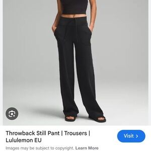 lululemon athletica Women's throwback still pant